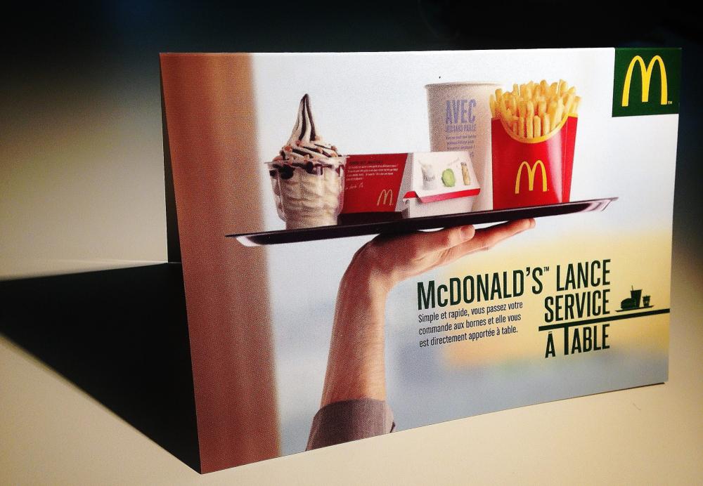 chevalet McDo