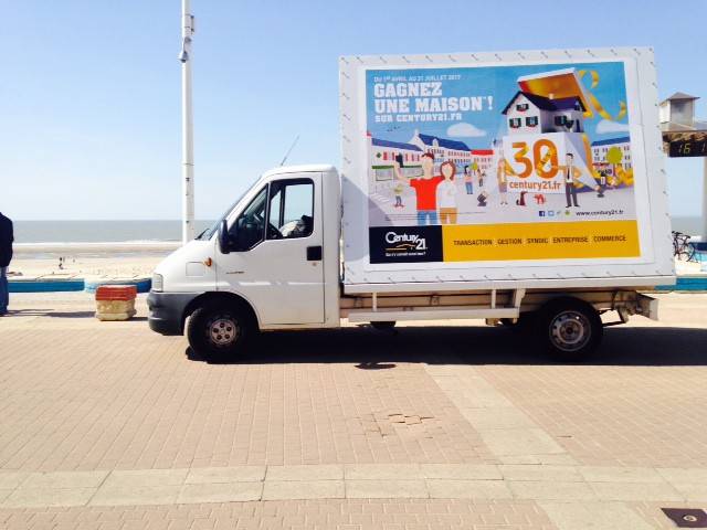 publicité mobile à Saintes